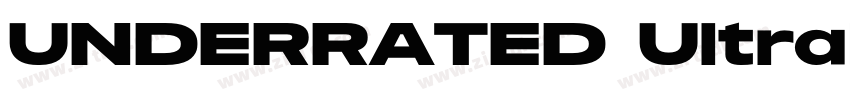 UNDERRATED Ultra字体转换